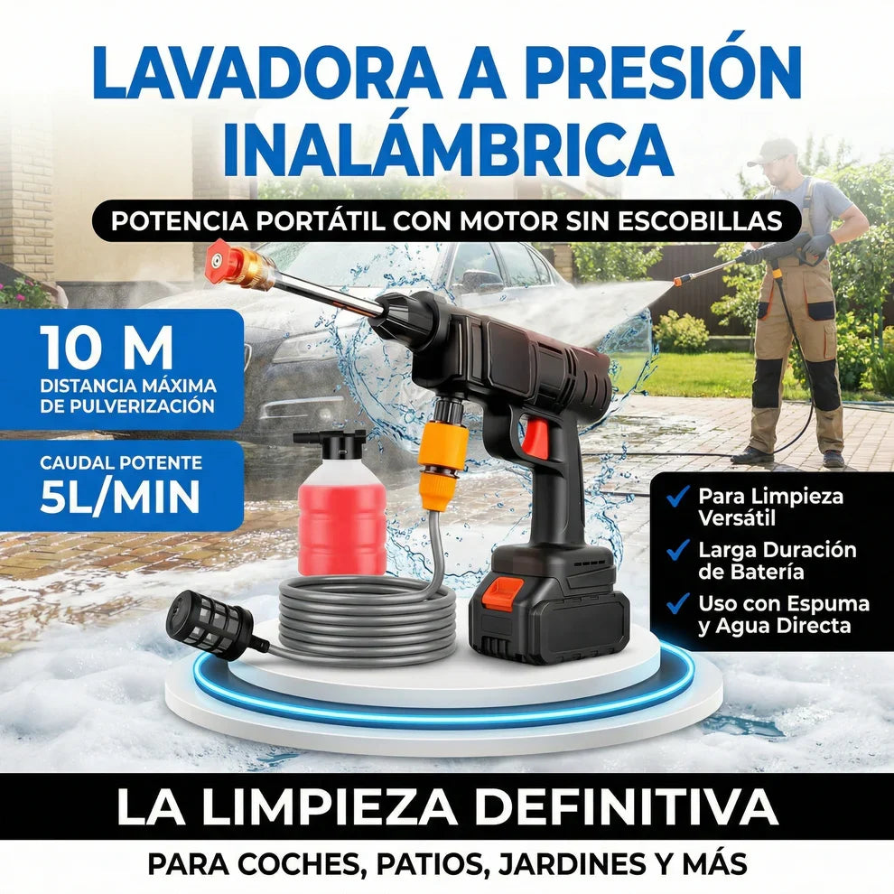Hidrolavadora Portatil de Alta Presion