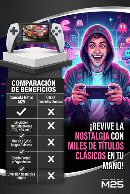 Consola M25 Pro | Mas de 25000 Juegos