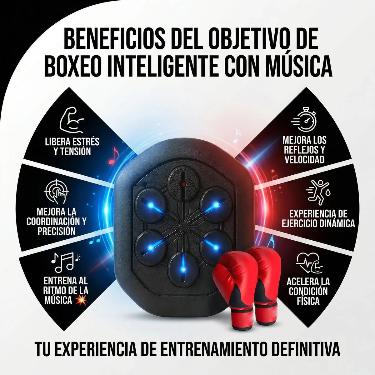 Boxing Target Inalambrico  2 Guantes Gratis🎁